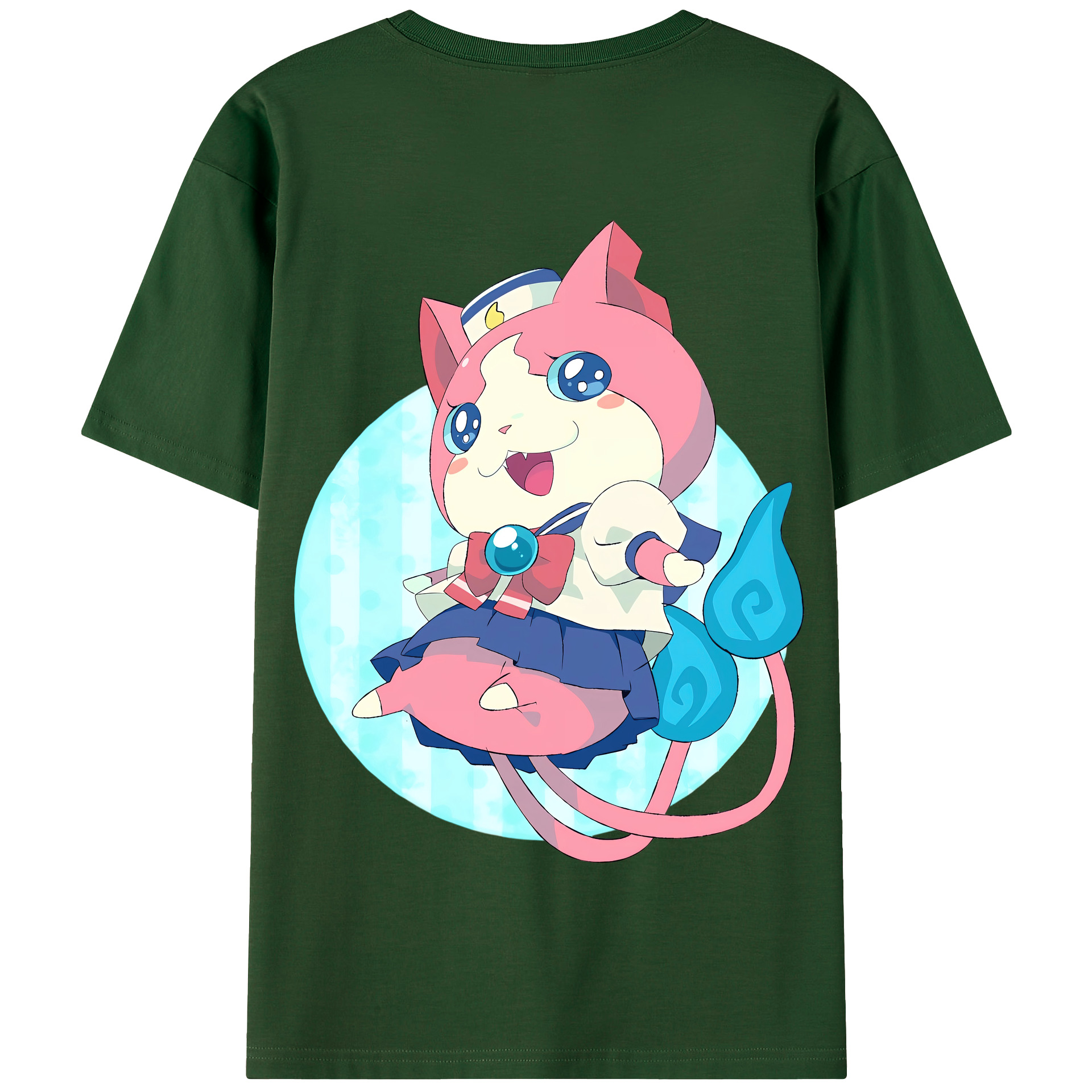 （画像用） 妖怪ウォッチ Yo-kai Watch 綿100％半袖Tシャツ（背面プリント）